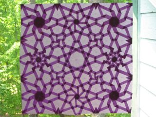 Purple octagons