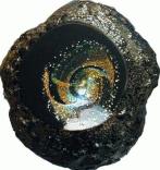 Gold Galaxy paperweight by Parker Stafford