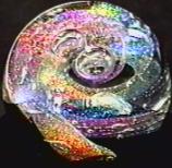 Aurora paperweight by Rebecca Stewart