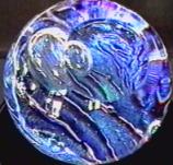 Nebula paperweight by Rebecca Stewart
